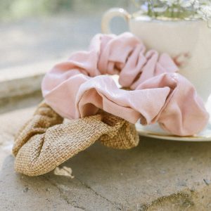 Lovely Linen Scrunchie