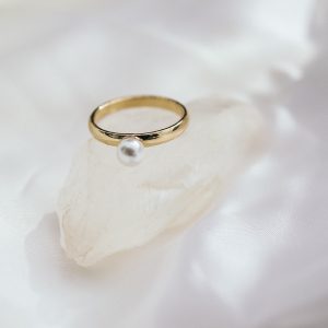 Vintage Ring mit Perle