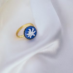 Vintage Edelweiß Ring